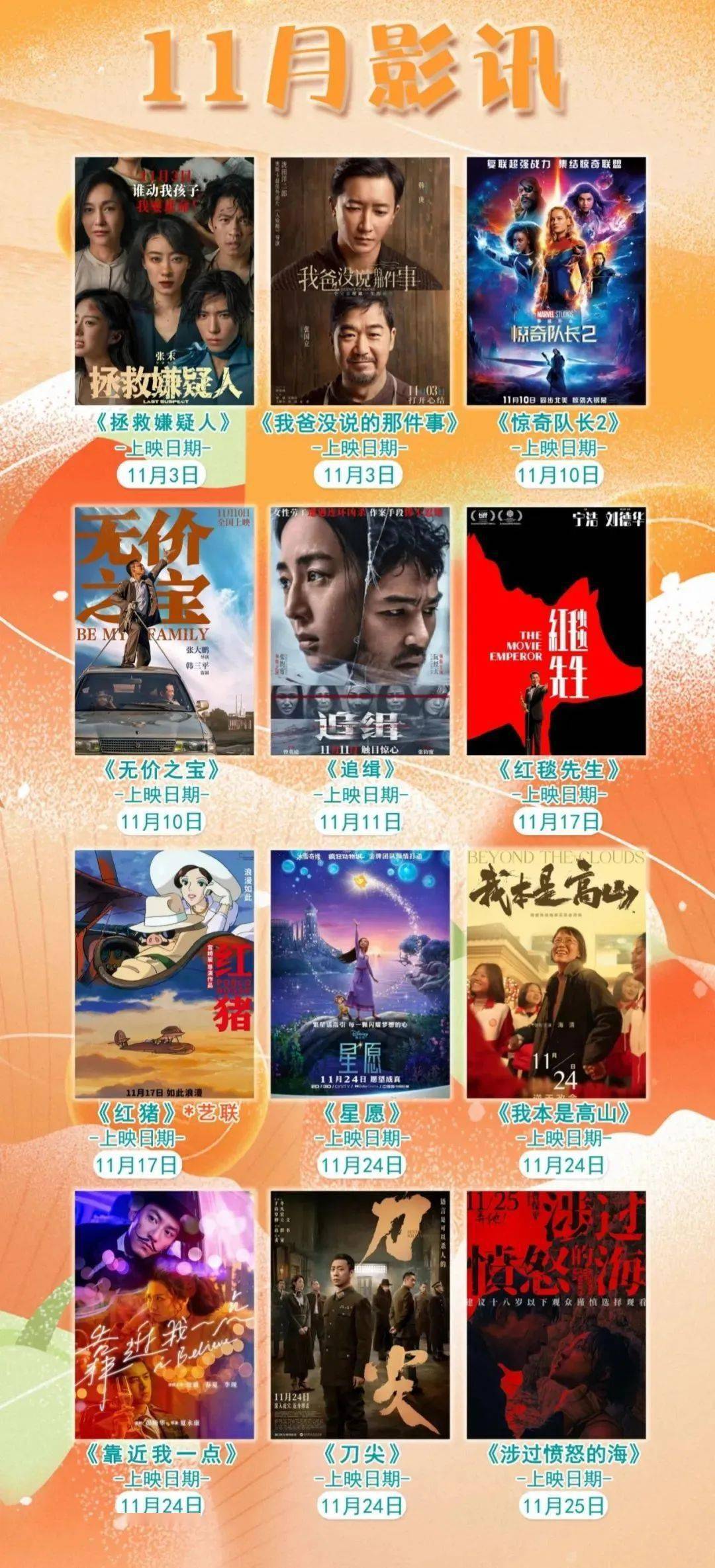 11月電影盛宴，小巷深處的電影天堂，不容錯(cuò)過(guò)！